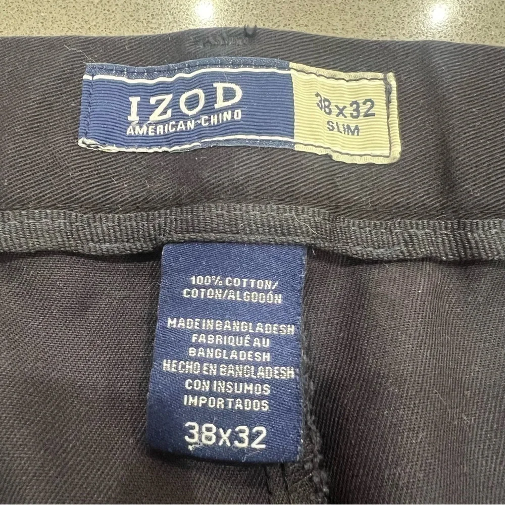 Izod American-Chino Mens Pants. 38 x 32